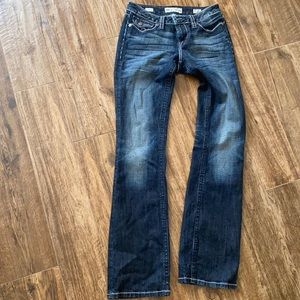 MEK USA DNM slim boot cut jean